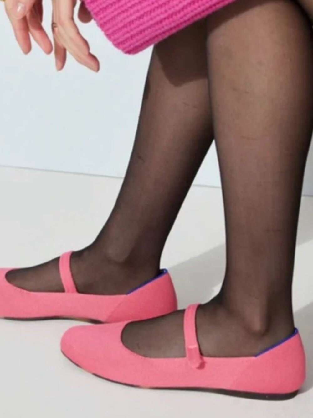 Rothy’s Ballerina Mary Jane Slippers - Pink Size 9.5